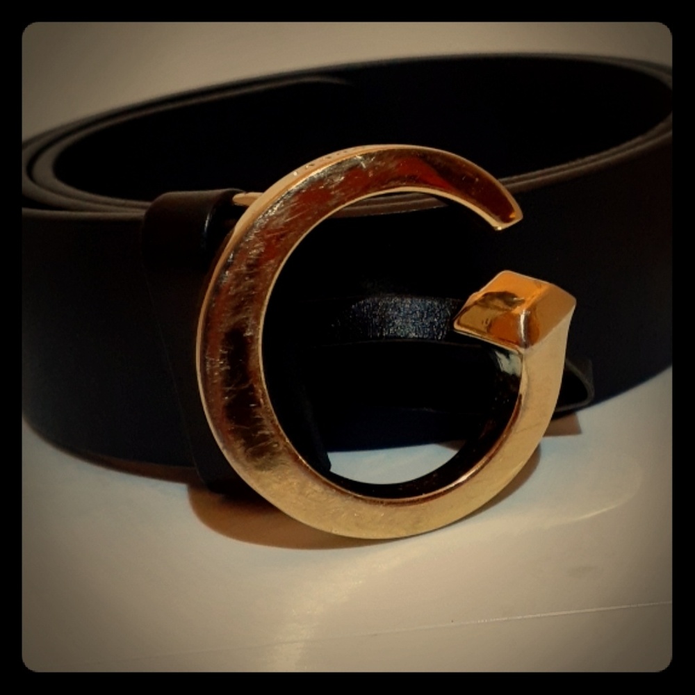 Single G gucci belt